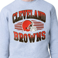 Cleveland Browns Starter Team Grit Graphic Fleece Pullover Sweatshirt - Heather Gray discount
