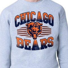 Chicago Bears Starter Team Grit Graphic Fleece Pullover Sweatshirt - Heather Gray online