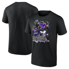 Derrick Henry Baltimore Ravens Notorious Graphic T-Shirt - Black online