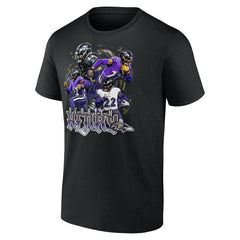 Derrick Henry Baltimore Ravens Notorious Graphic T-Shirt - Black online