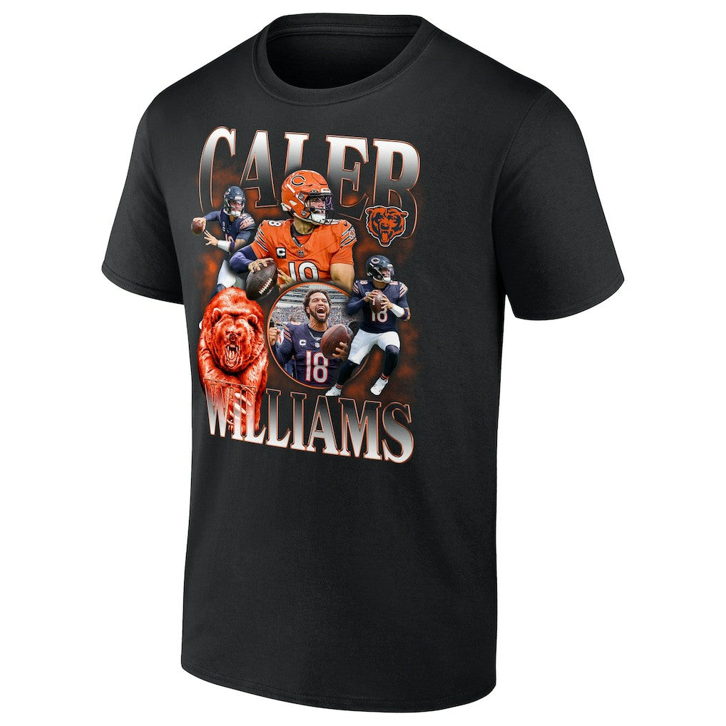 Caleb Williams Chicago Bears Notorious Graphic T-Shirt - Black sale