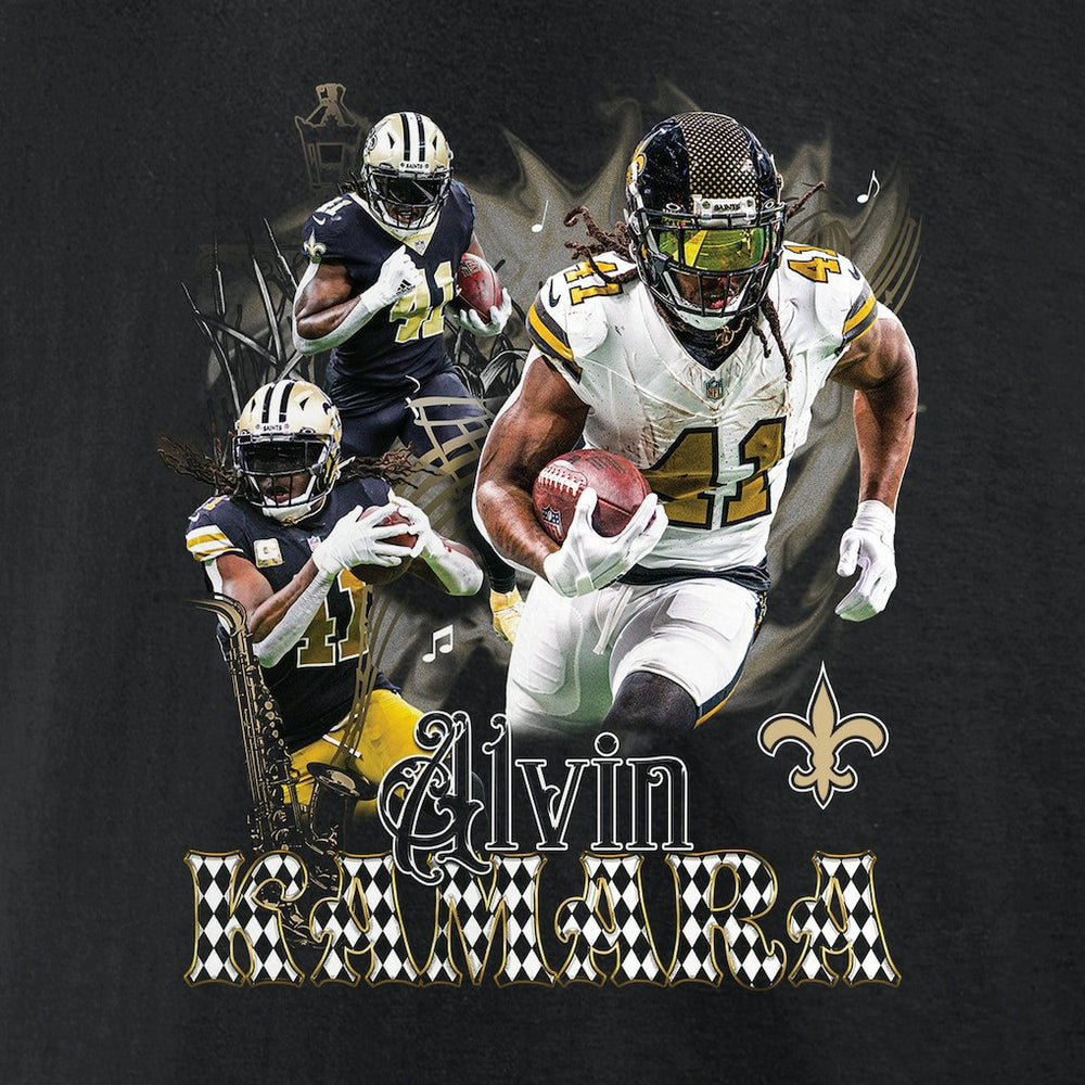Alvin Kamara New Orleans Saints Notorious Graphic T-Shirt - Black cheap