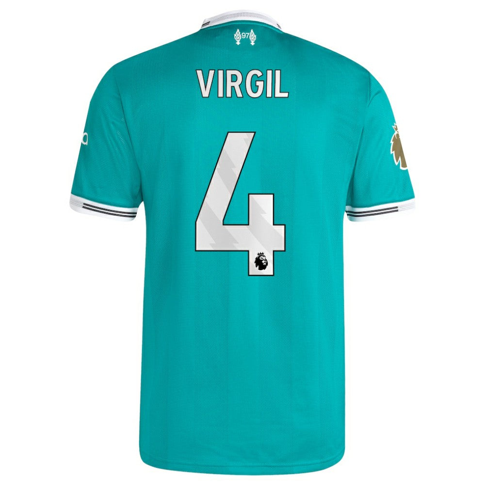 Virgil van Dijk Liverpool 2025/26 Third Player Jersey - Green online