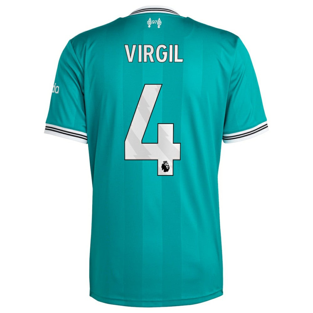 Virgil van Dijk Liverpool 2025/26 Third Replica Player Jersey - Green sale