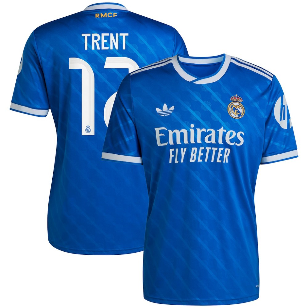 Trent Alexander-Arnold Real Madrid 2025/26 Third Replica Player Jersey - Blue cheap