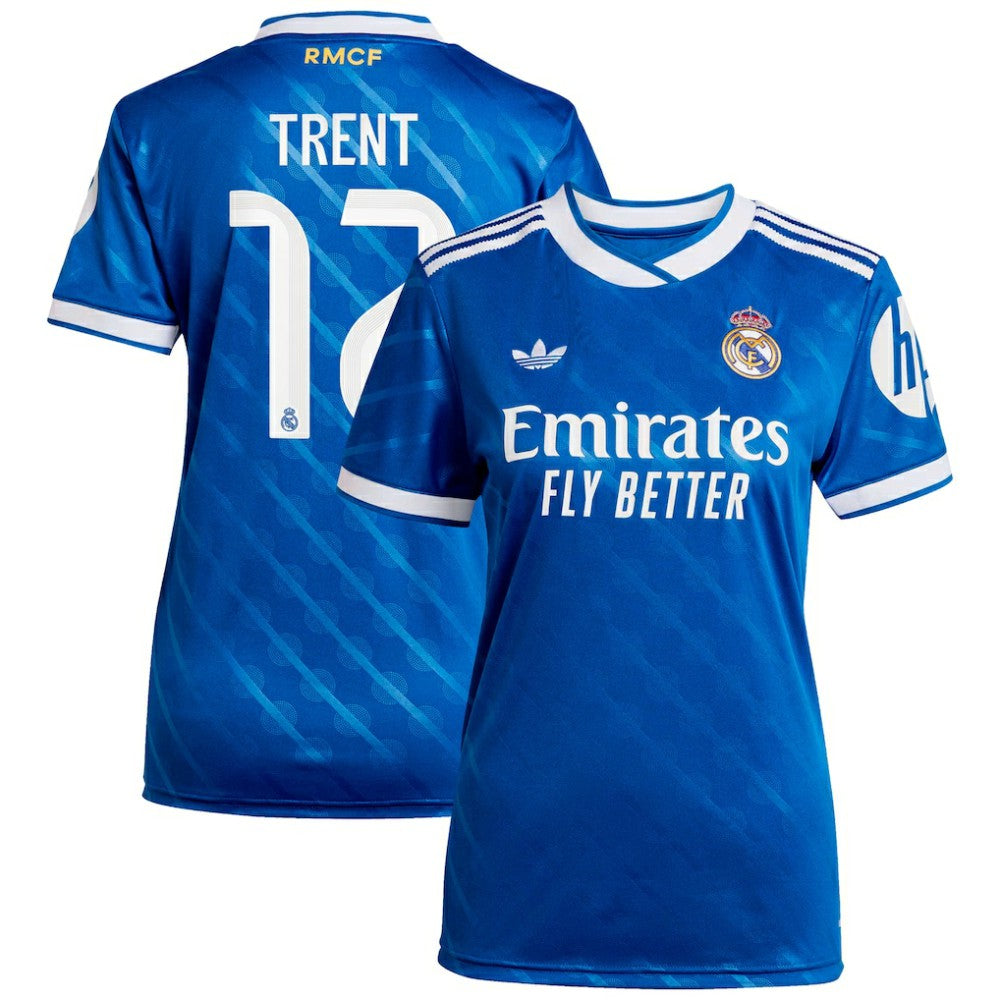 Trent Alexander-Arnold Real Madrid Women's 2025/26 Third Replica Player Jersey - Blue sale