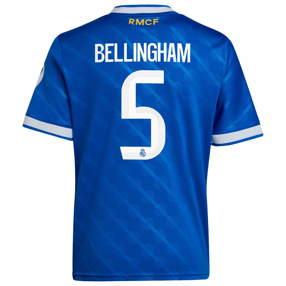 Jude Bellingham Real Madrid Youth 2025/26 Third Replica Player Jersey - Blue on sale