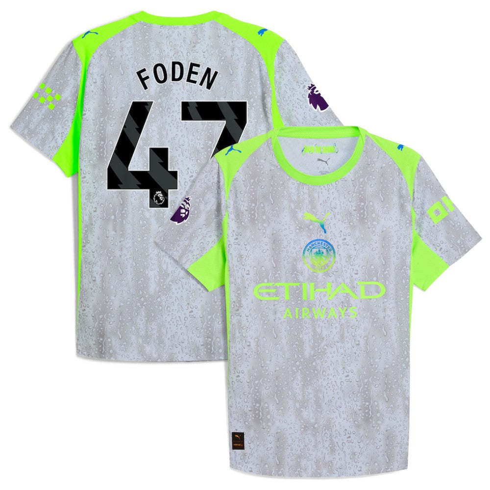 Manchester City 2025/26 Third Jersey - Green/Neon Green on sale