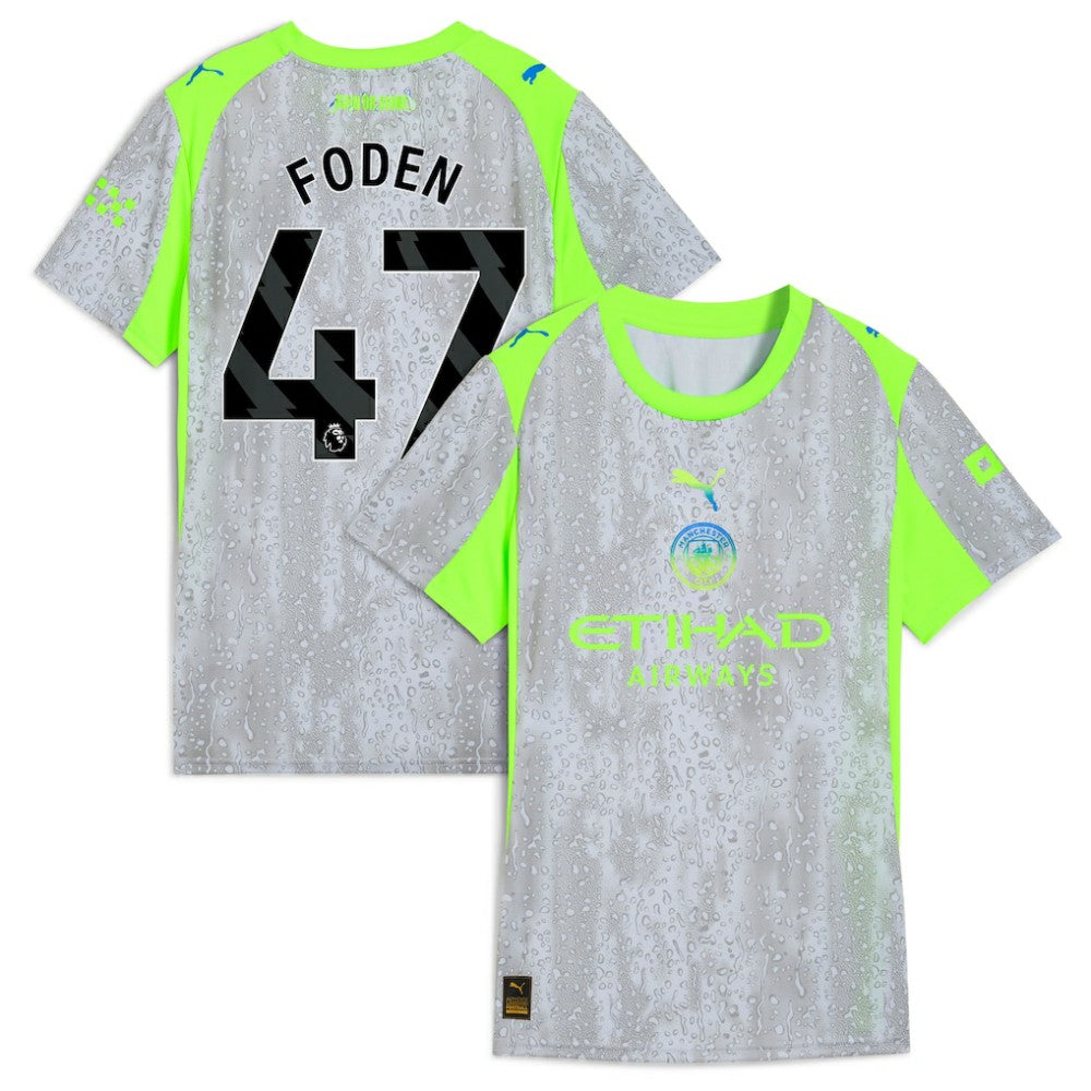 Manchester City Women's 2025/26 Third Replica Jersey - Green/Neon Green sale
