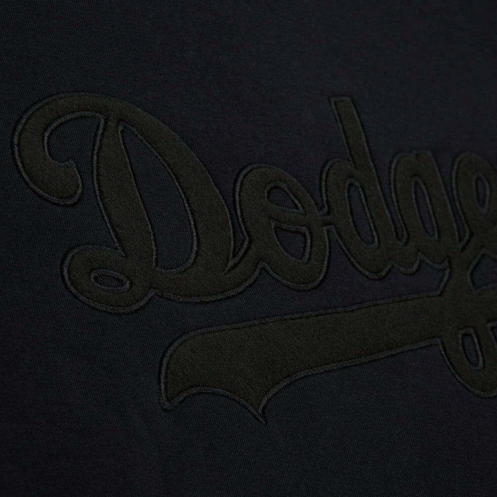 Los Angeles Dodgers Phantom Fleece Crewneck Sweatshirt Black