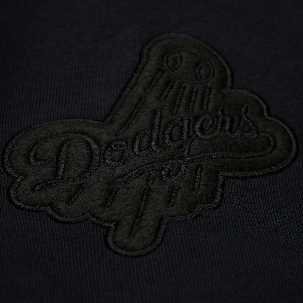 Los Angeles Dodgers Phantom Fleece Crewneck Sweatshirt Black