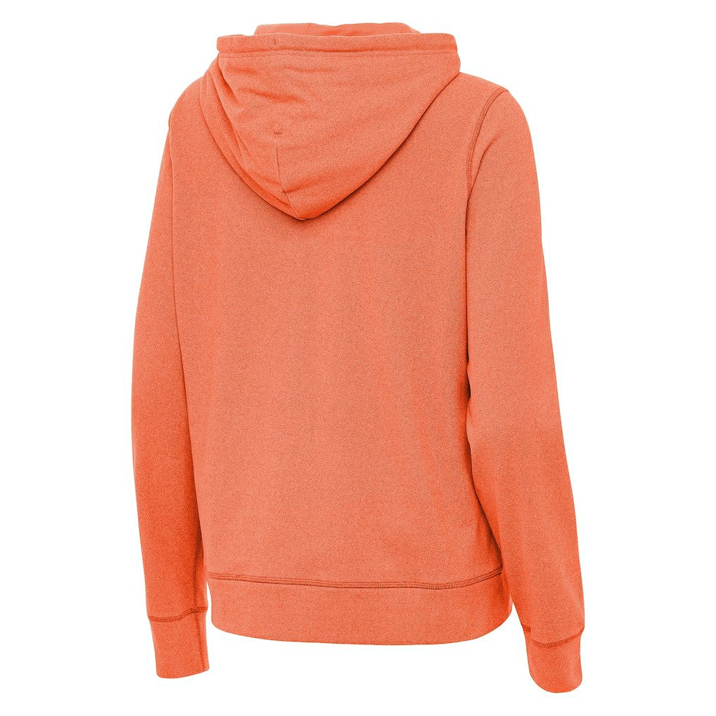 Cincinnati Bengals Antigua Women's Streak Justice Pullover Hoodie - Heather Orange for sale