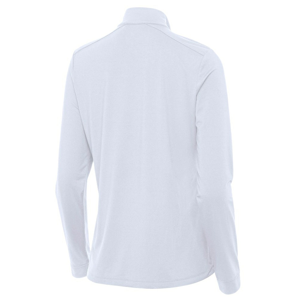 Cincinnati Bengals Antigua Women's Streak Intent Quarter-Zip Pullover - White on sale