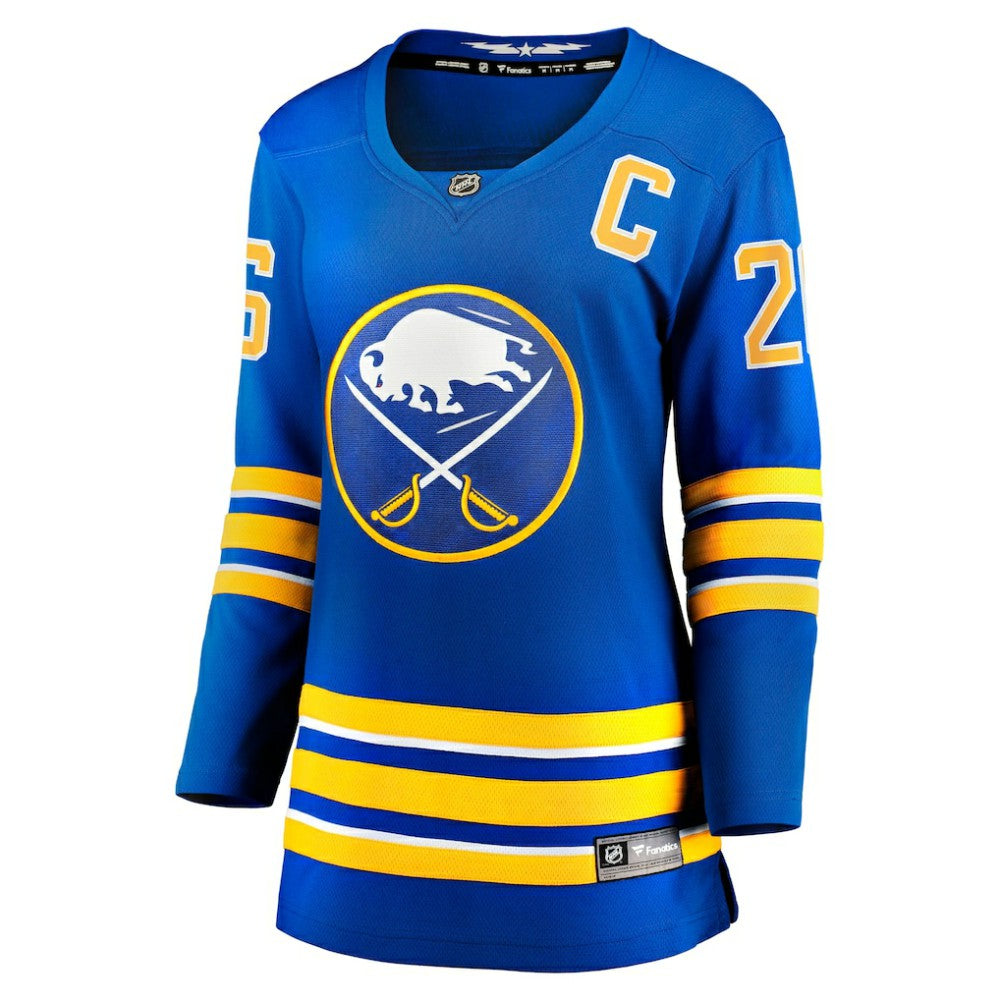 Rasmus Dahlin Buffalo Sabres Fanatics Women's Home Captain Patch Breakaway Jersey - Royal Jerseys