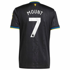 Mason Mount Manchester United 2025/26 Third Replica Player Jersey - Black outlet