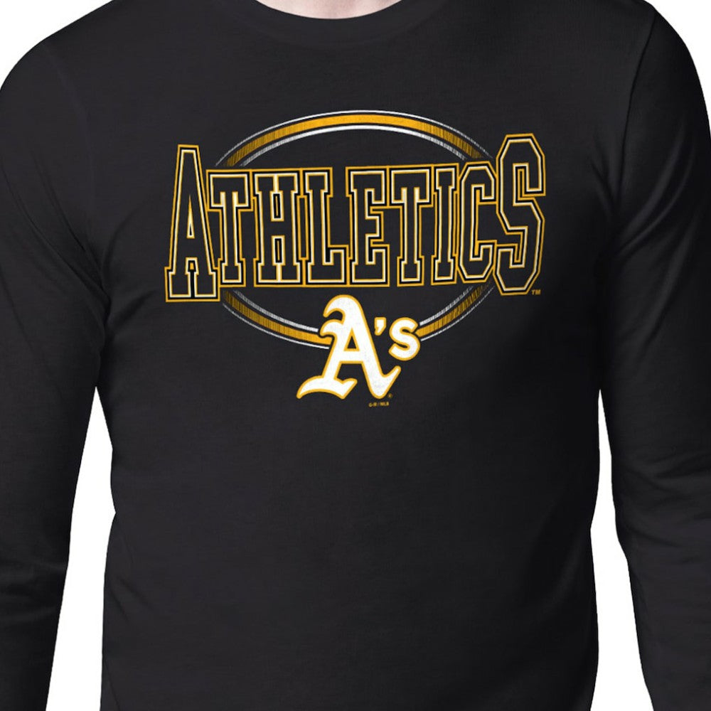 Athletics Starter Team Track Graphic Long Sleeve T-Shirt Black