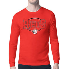 Cincinnati Reds Starter Team Track Graphic Long Sleeve T-Shirt Red