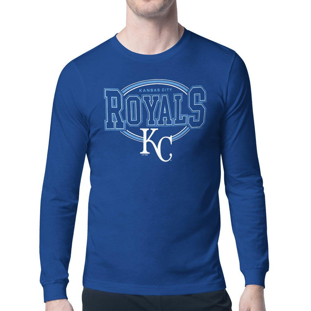 Kansas City Royals Starter Team Track Graphic Long Sleeve T-Shirt Royal