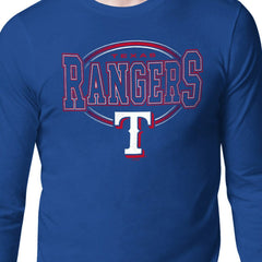 Texas Rangers Starter Team Track Graphic Long Sleeve T-Shirt Royal