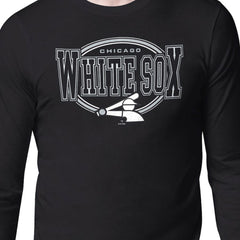 Chicago White Sox Starter Team Track Graphic Long Sleeve T-Shirt Black