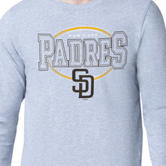 San Diego Padres Starter Team Track Graphic Long Sleeve T-Shirt Gray