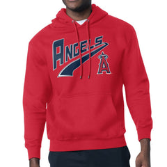 Los Angeles Angels Starter Modern Tailsweep Fleece Tri-Blend Pullover Hoodie Red