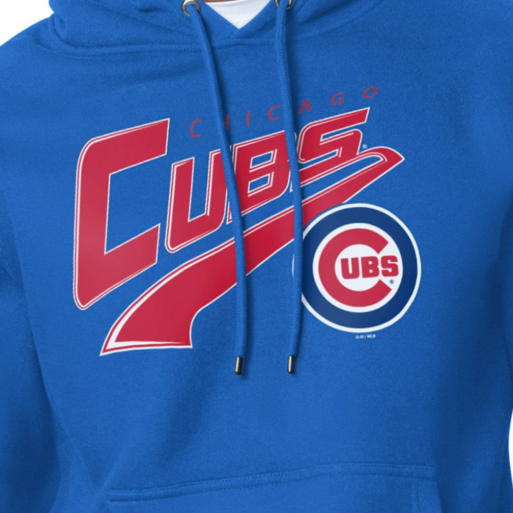 Chicago Cubs Starter Modern Tailsweep Fleece Tri-Blend Pullover Hoodie Royal