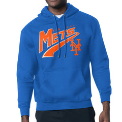 New York Mets Starter Modern Tailsweep Fleece Tri-Blend Pullover Hoodie Royal