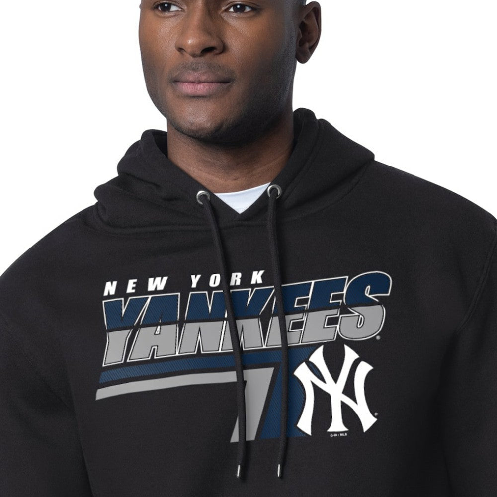 New York Yankees Starter Logo Push Graphic Hoodie Black