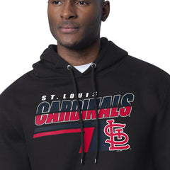 St. Louis Cardinals Starter Logo Push Graphic Hoodie Black