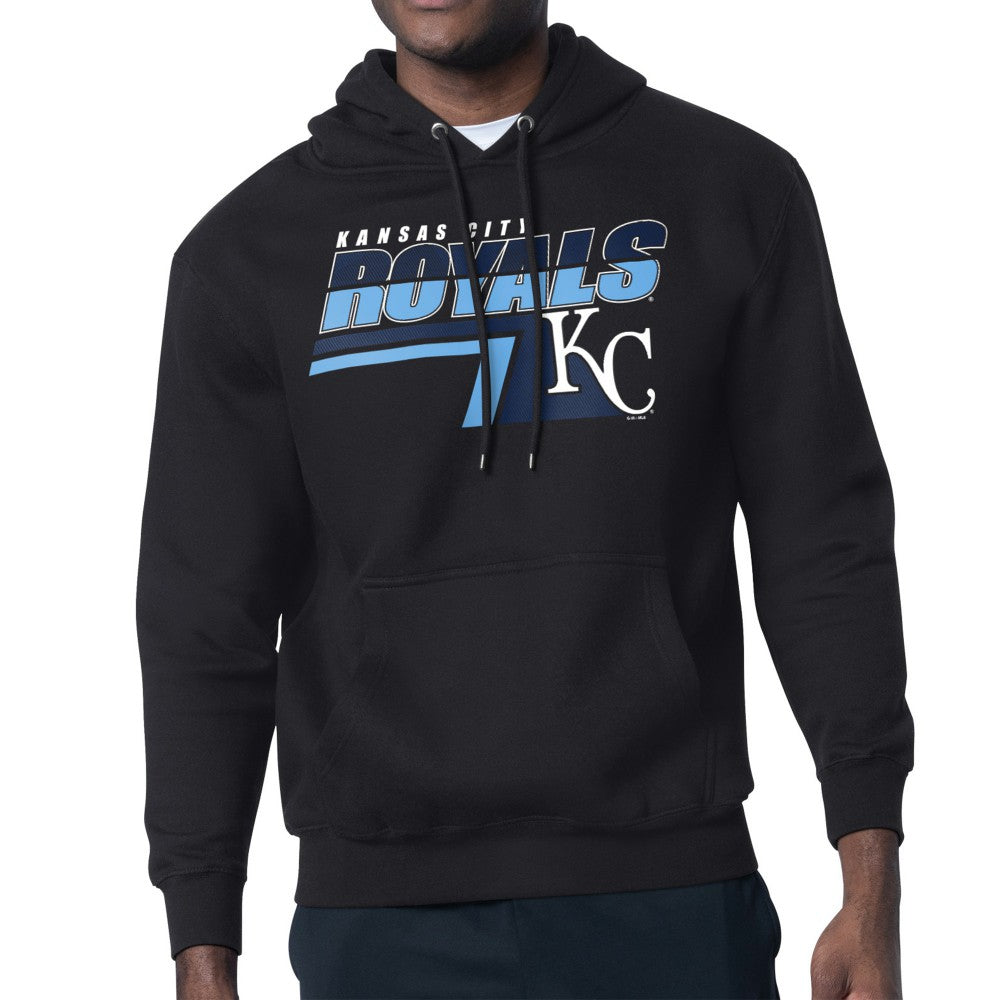Kansas City Royals Starter Logo Push Graphic Hoodie Black