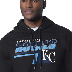 Kansas City Royals Starter Logo Push Graphic Hoodie Black