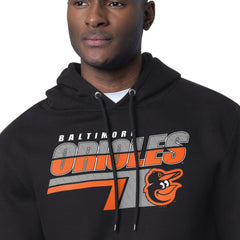 Baltimore Orioles Starter Logo Push Graphic Hoodie Black