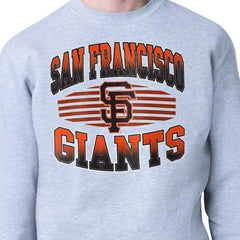 San Francisco Giants Starter Team Grit Graphic Fleece Pullover Sweatshirt Heather Gray