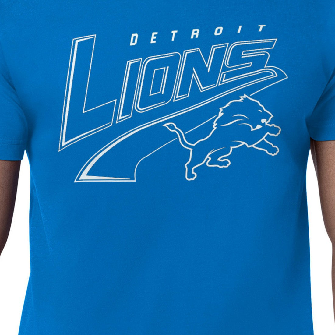 Detroit Lions Starter Modern Tailsweep Graphic T-Shirt - Blue sale