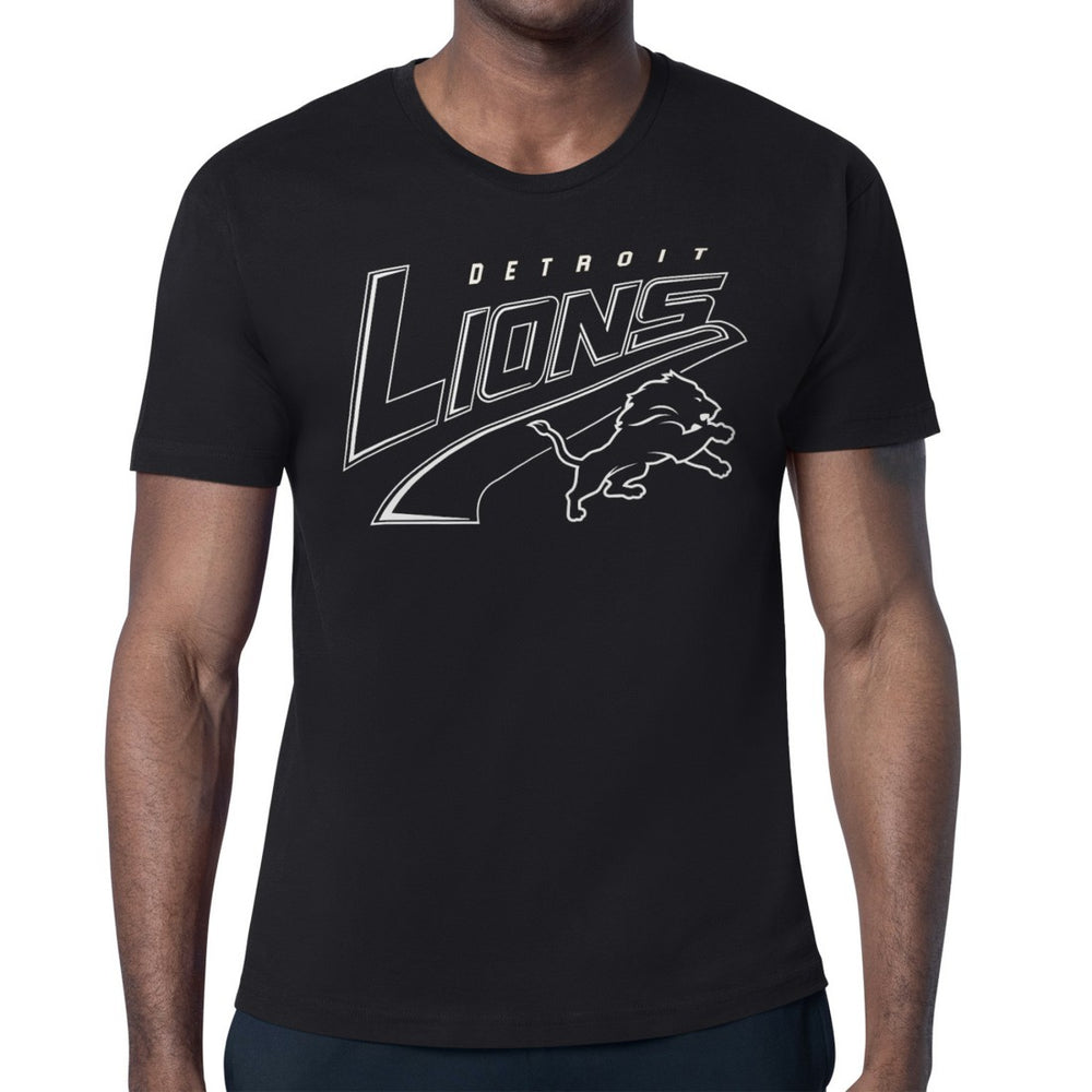 Detroit Lions Starter Modern Tailsweep Graphic T-Shirt - Black discount