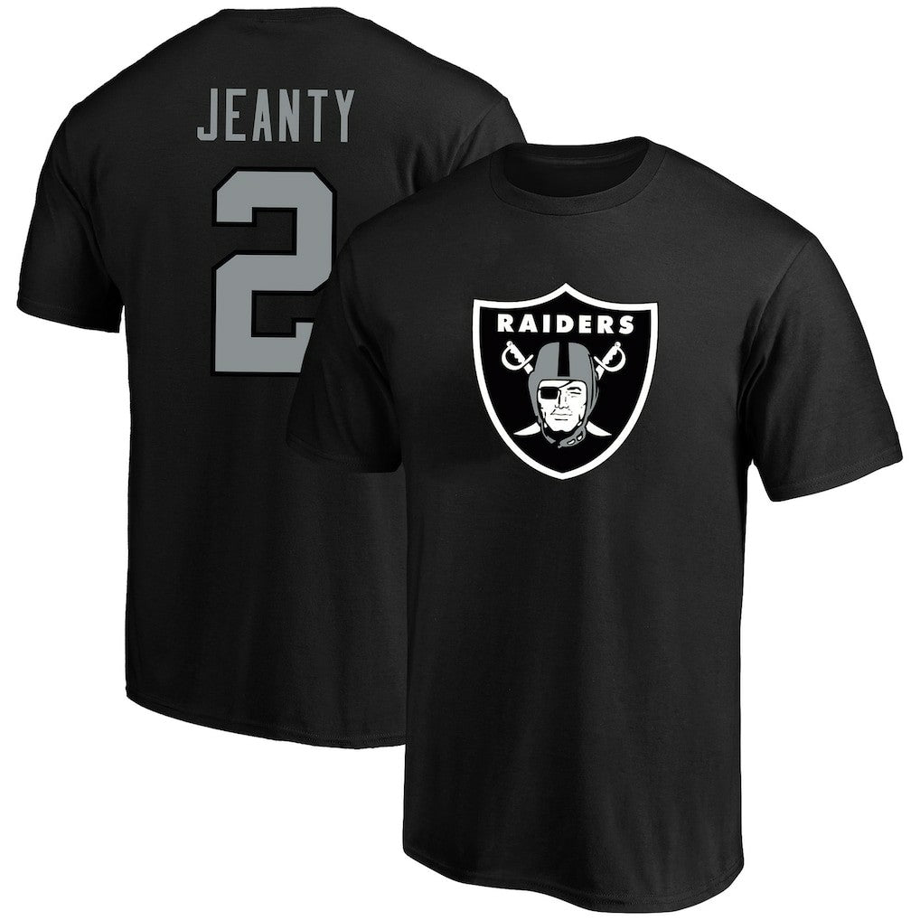 Ashton Jeanty Las Vegas Raiders Big & Tall Player Name & Number T-Shirt - Black cheap