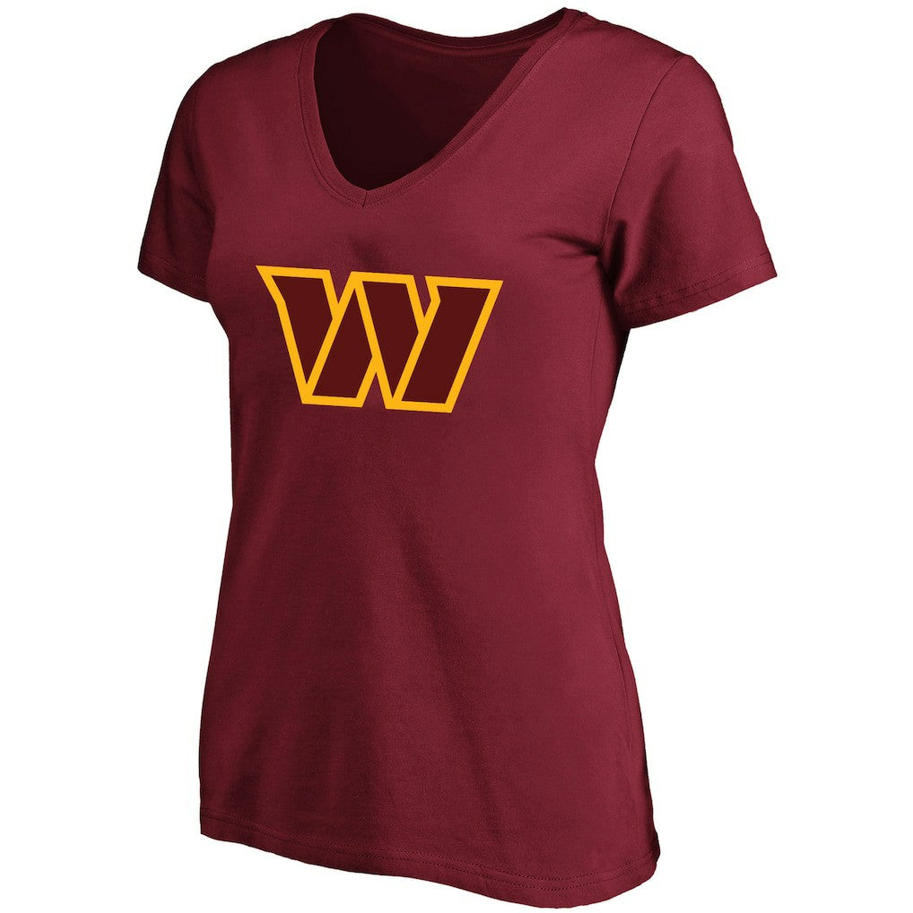 Jayden Daniels Washington Commanders Women's Plus Size Name & Number T-Shirt - Burgundy sale