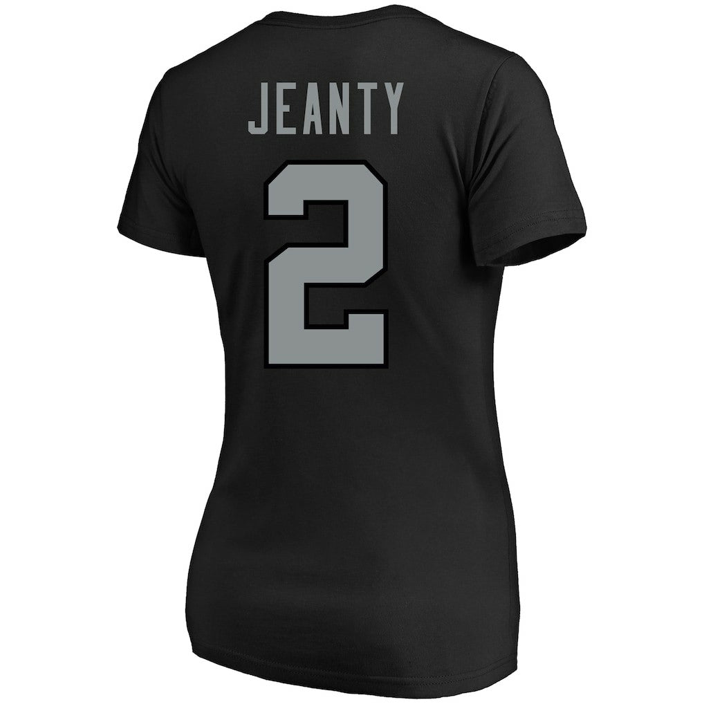 Ashton Jeanty Las Vegas Raiders Women's Plus Size Name & Number T-Shirt - Black sale