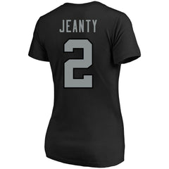 Ashton Jeanty Las Vegas Raiders Women's Plus Size Name & Number T-Shirt - Black sale