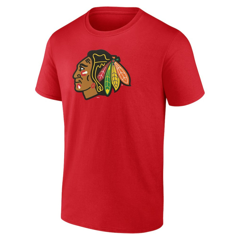 Chicago Blackhawks Primary Logo T-Shirt - Red T-shirts