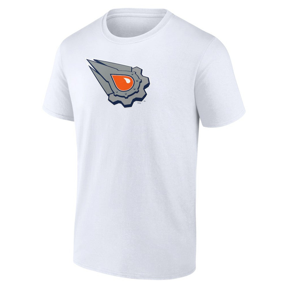 Edmonton Oilers Primary Logo T-Shirt - White T-shirts