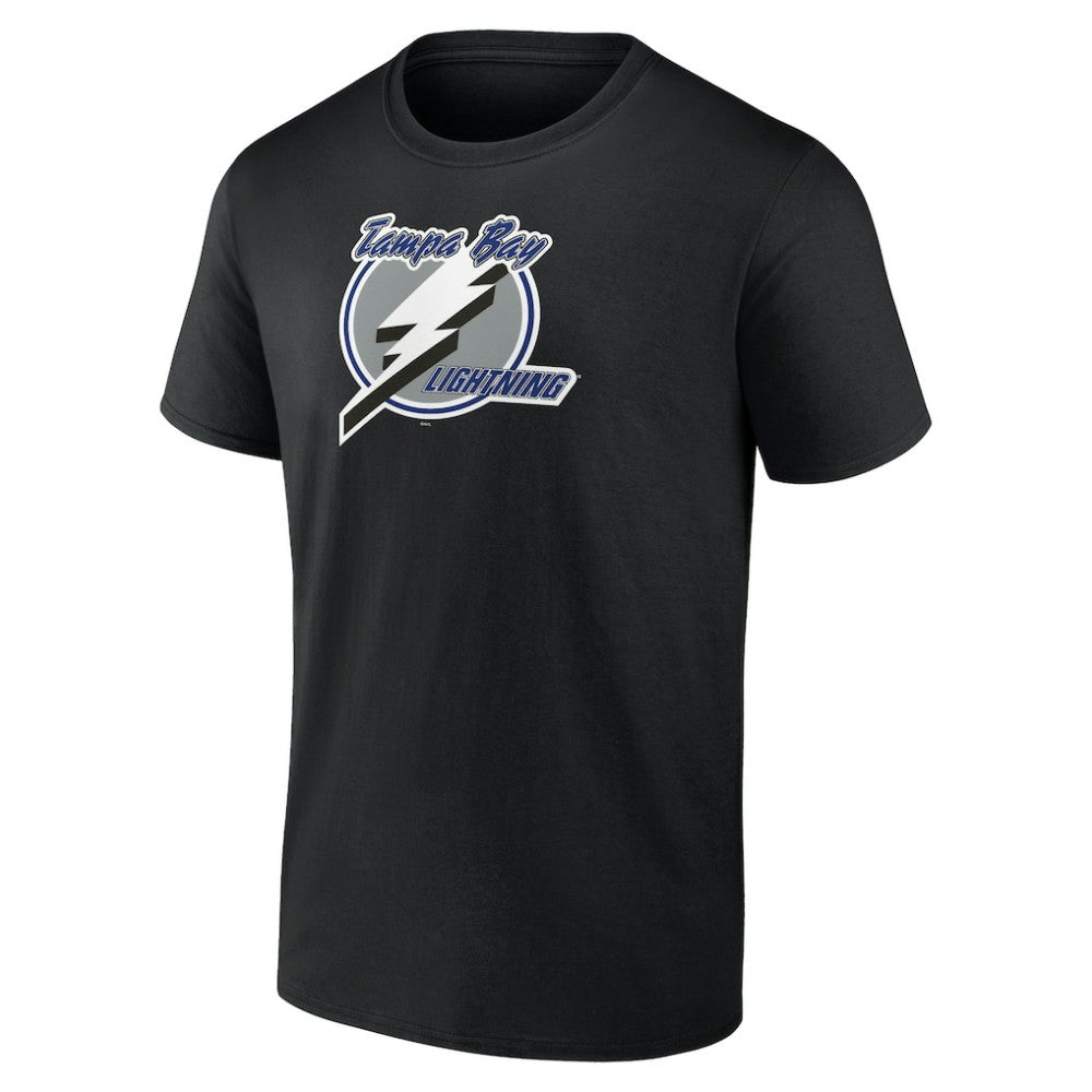 Tampa Bay Lightning Primary Logo T-Shirt - Black T-shirts