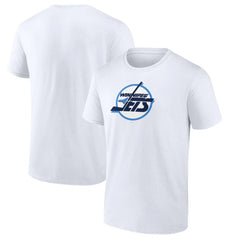 Winnipeg Jets Primary Logo T-Shirt - White T-shirts