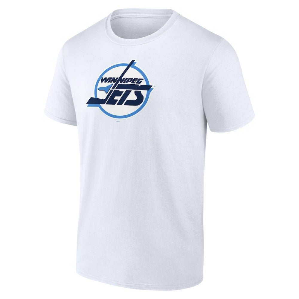 Winnipeg Jets Primary Logo T-Shirt - White T-shirts