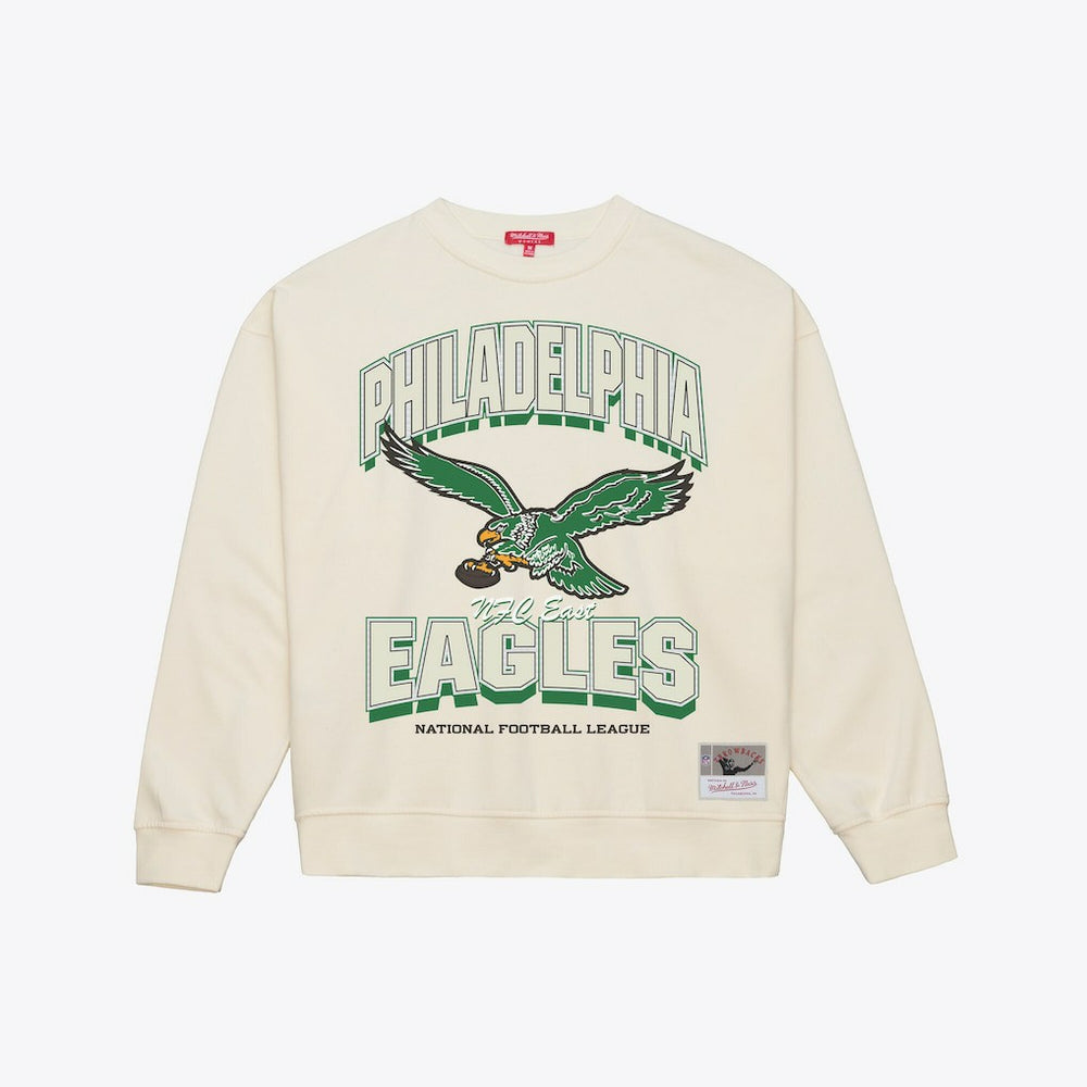 Philadelphia Eagles Women's Tonal Arch Sweatshirt - Cream online