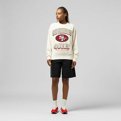 San Francisco 49ers Women's Tonal Arch Sweatshirt - Cream cheap