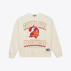 Tampa Bay Buccaneers Women's Tonal Arch Sweatshirt - Cream cheap