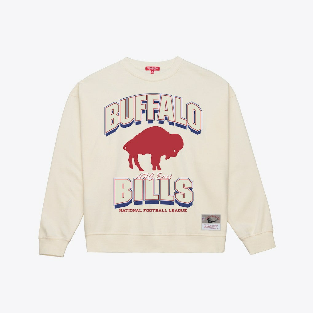 Buffalo Bills Women's Tonal Arch Sweatshirt - Cream sale