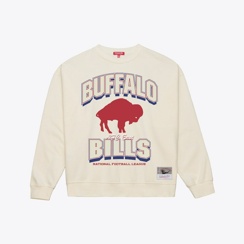 Buffalo Bills Women's Tonal Arch Sweatshirt - Cream sale